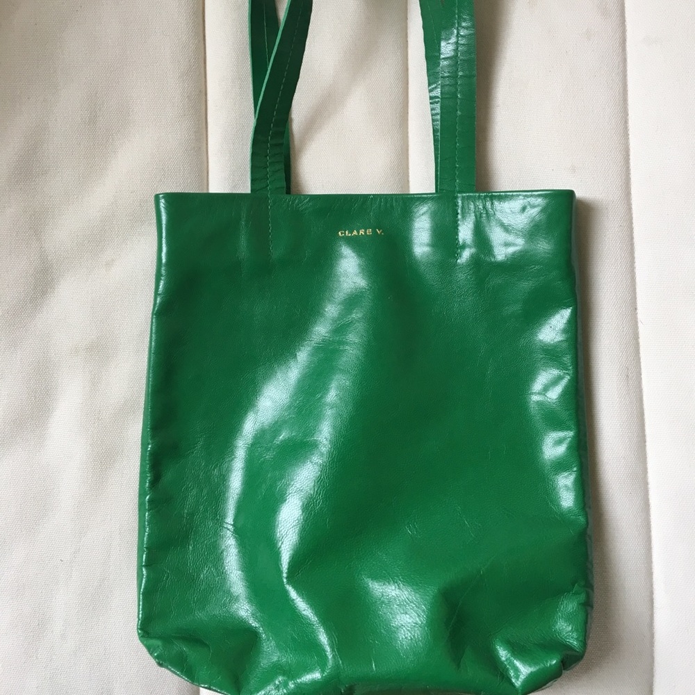Clare V / Donald Robertson Green Handbag